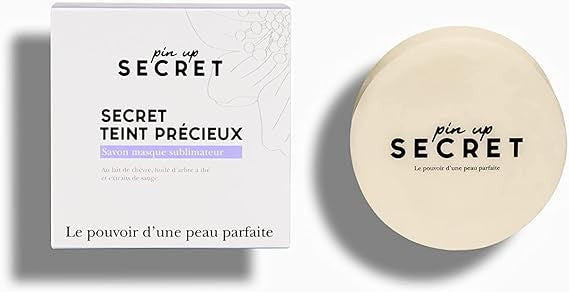 PIN UP SECRET - Savon Masque au Lait de Chèvre - Secret Teint Précieux
