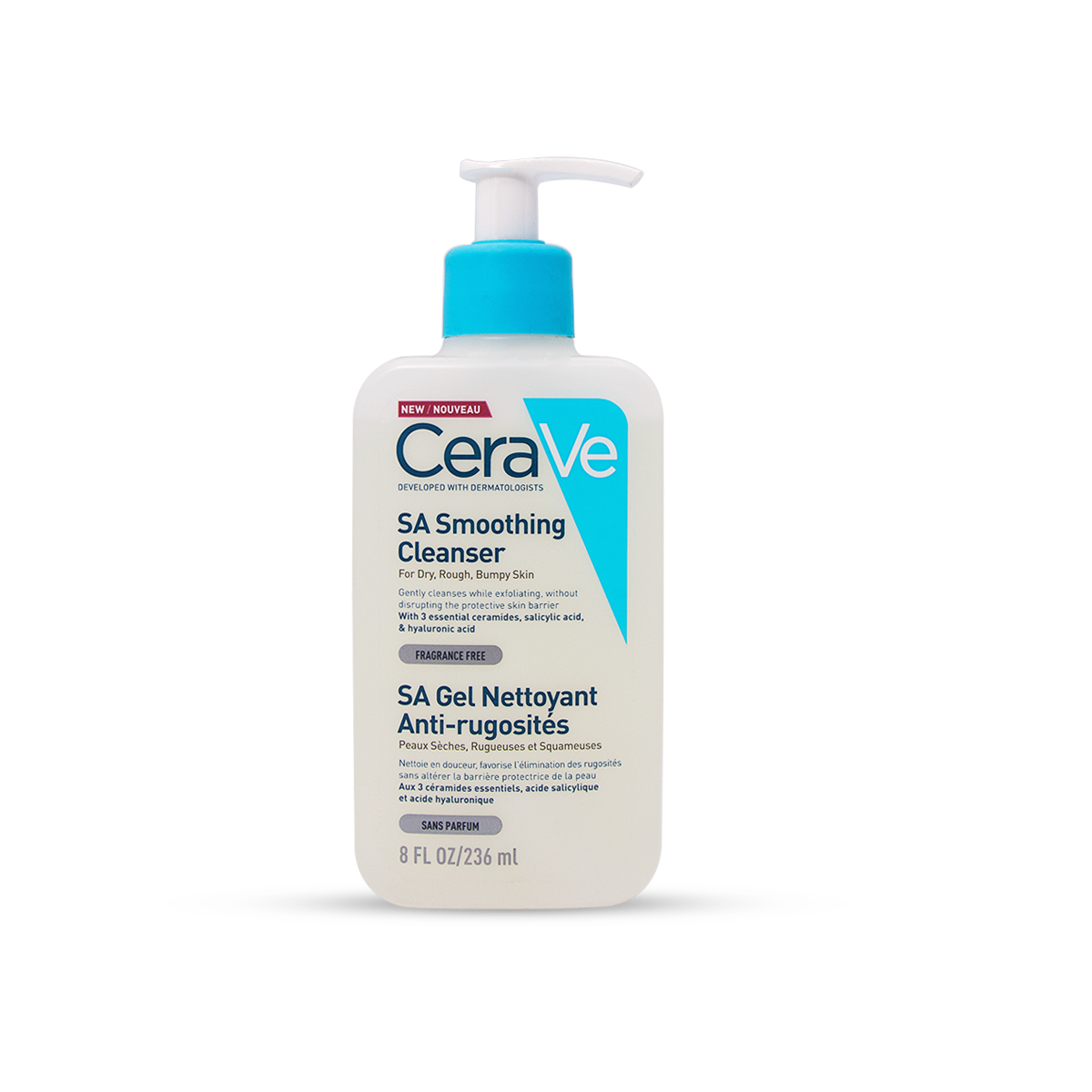 CeraVe SA Smoothing Cleanser Anti-Rugosités 236 ml