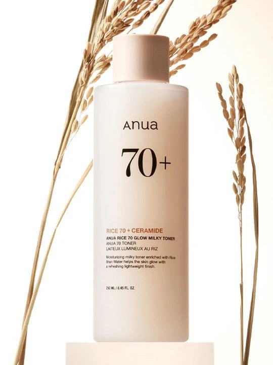 Anua 70 Toner Laiteux Lumineux Au Riz 250ml