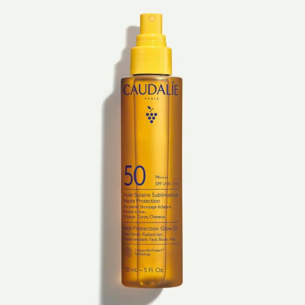Caudalie Huile Solaire Éclat Haute Protection SPF50 150 ml