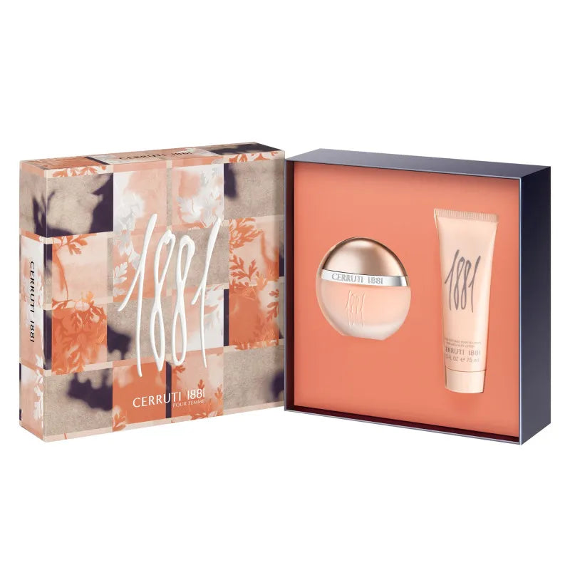Cerruti 1881 Coffret Eau de Toilette pour Femme 50ml + Lait Corps 75ml