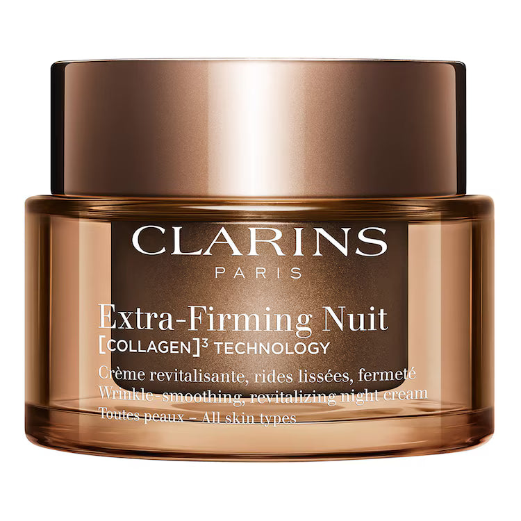 CLARINS Extra-Firming Nuit toutes peaux rechargeable - Crème Anti-Âge Collagène fermeté