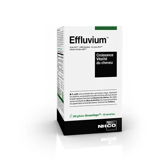 Effluvium NHCO Nutrition Croissance Vitalité du cheveu 168 Gélules