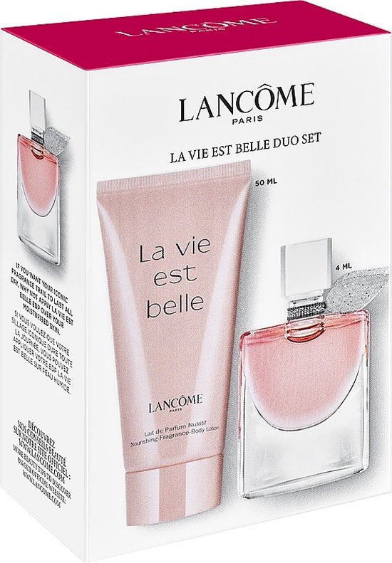 Lancôme La Vie Est Belle Duo Set lait de corps + parfum miniature