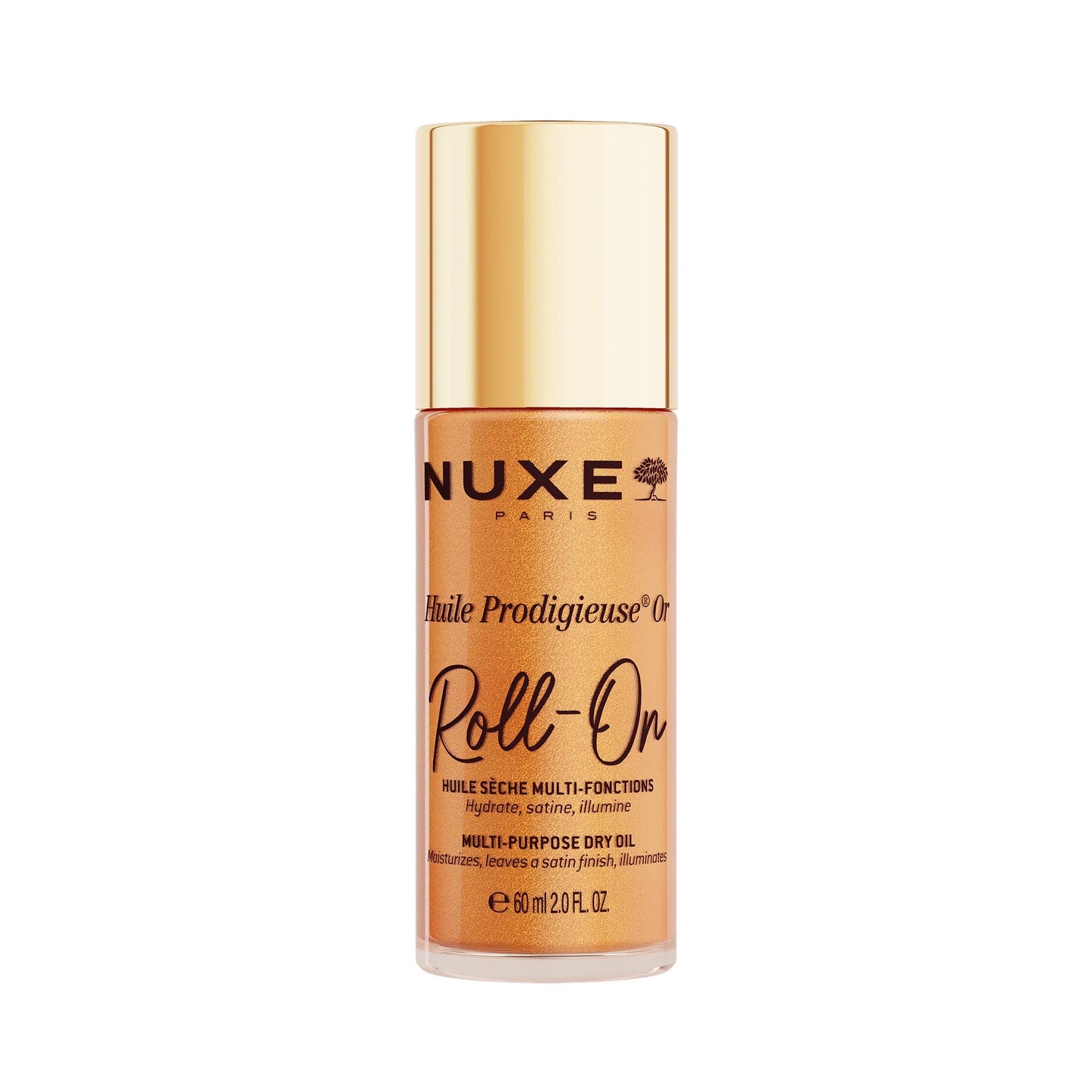 NUXE Huile Prodigieuse Or Roll-On Huile Sèche Pailletée 60 ml