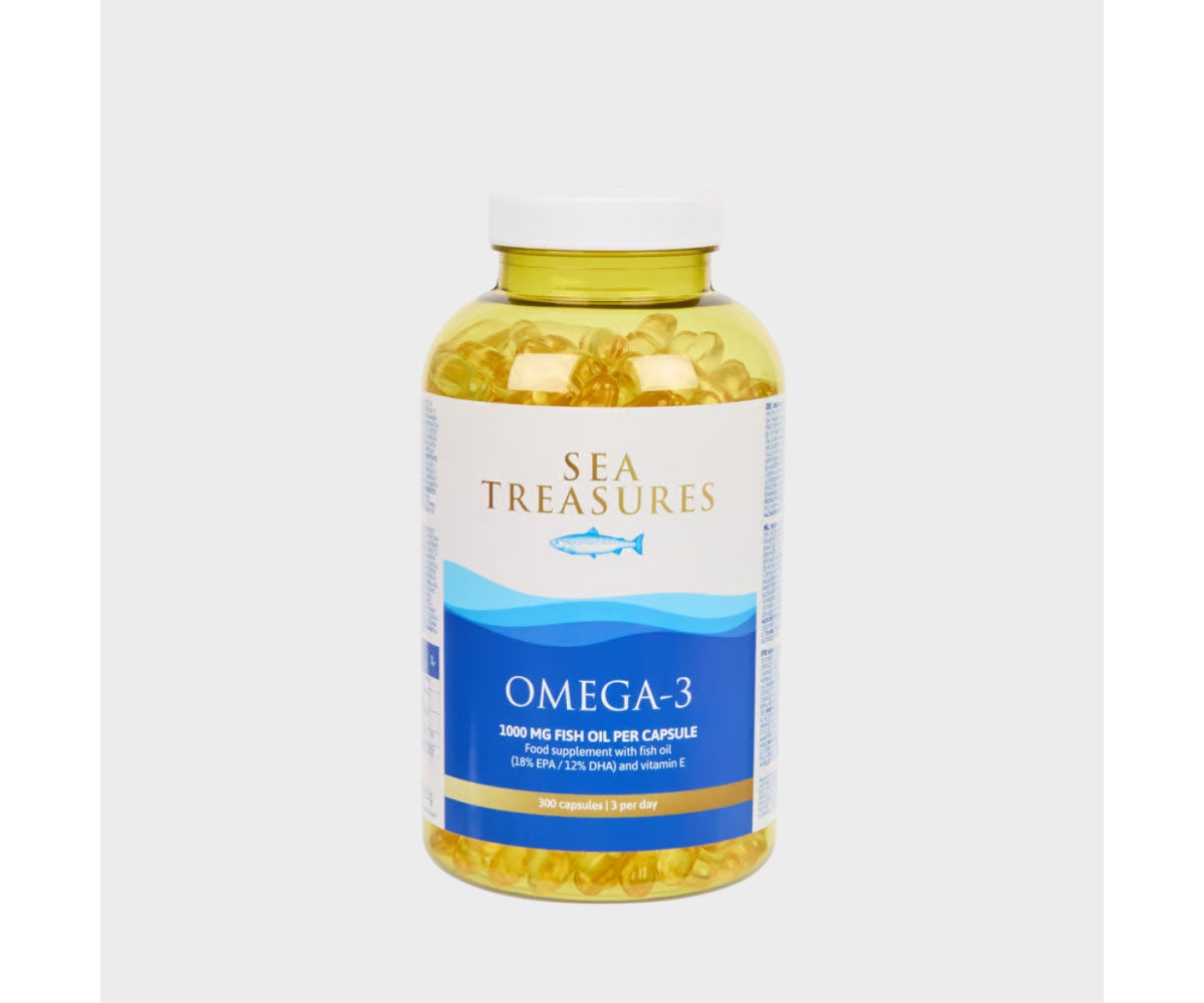 Sea Treasures Omega 3 1000 Mg Fish Oil 300 Capsules