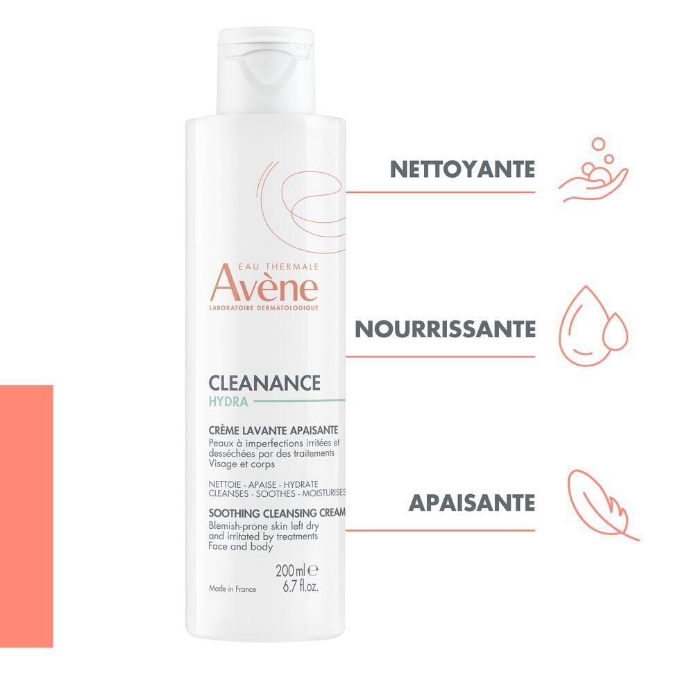 Avène Cleanance Hydra Crème Lavante Apaisante 200ml