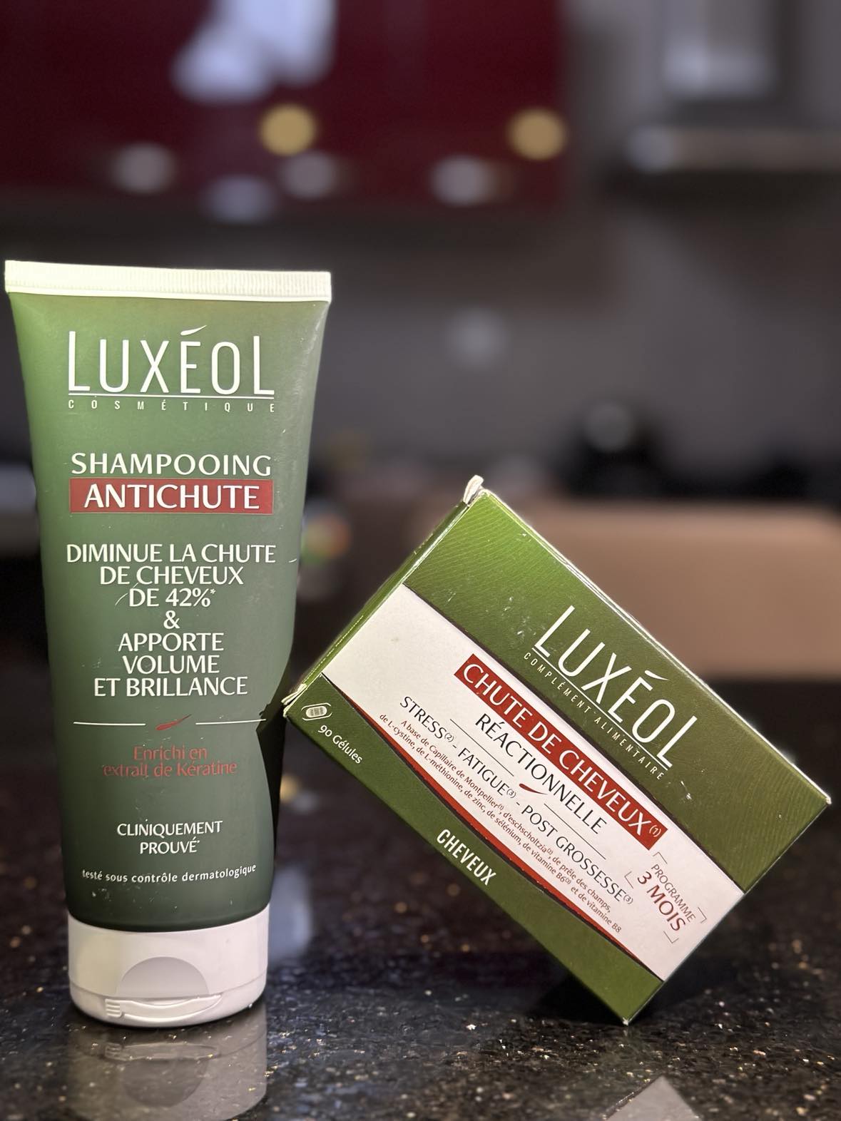 Luxeol Chute de cheveux réactionnelle