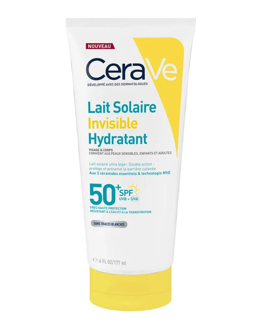 CeraVe Lait solaire hydratant invisible CeraVe SPF50+ 177 ML