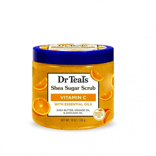 DR Teal's Shea Sugar Scrub vitamin c 538 G