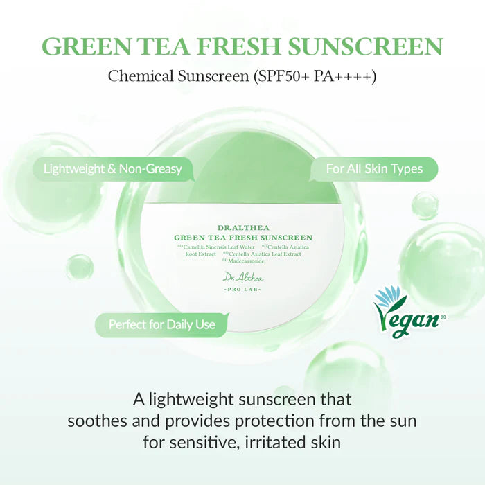 Dr althea green tea fresh sunscreen