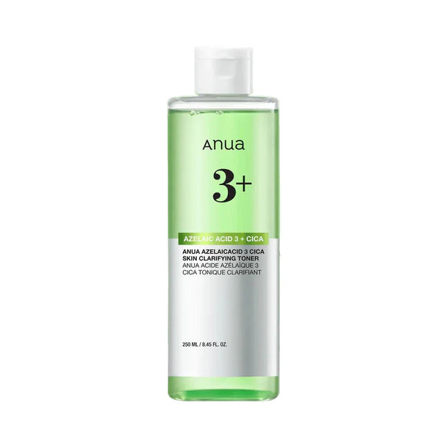 ANUA AZELAIC ACID 3 CICA SKIN CLARIFYING TONER 250ML