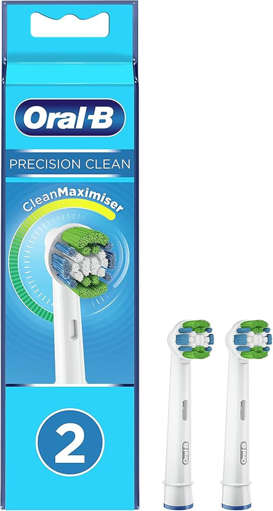 Lot de 2 Têtes Oral-B Precision Clean Brossettes De Rechange