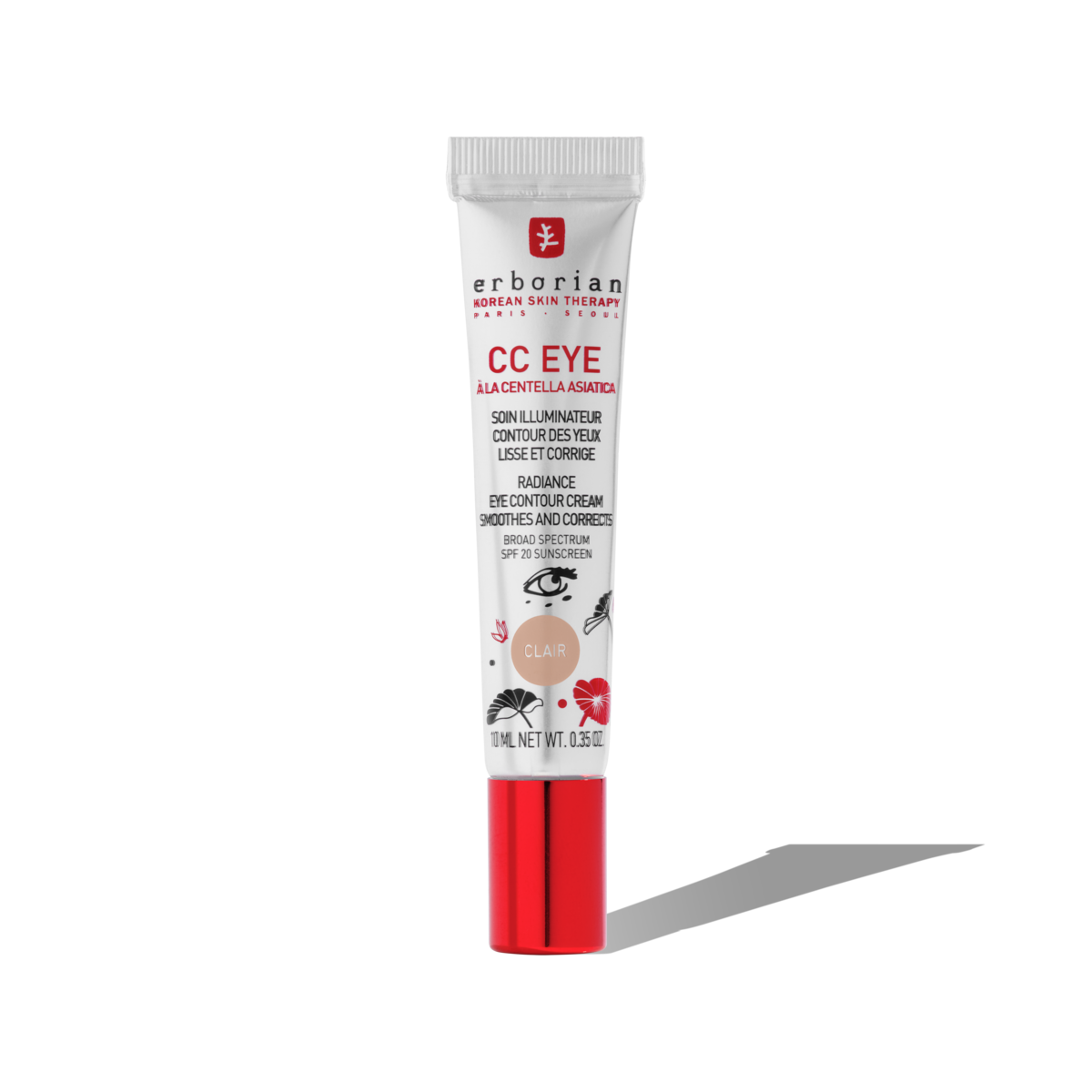ERBORIAN CC Eye à la Centella Asiatica - Soin illuminateur contour des yeux 10 ml
