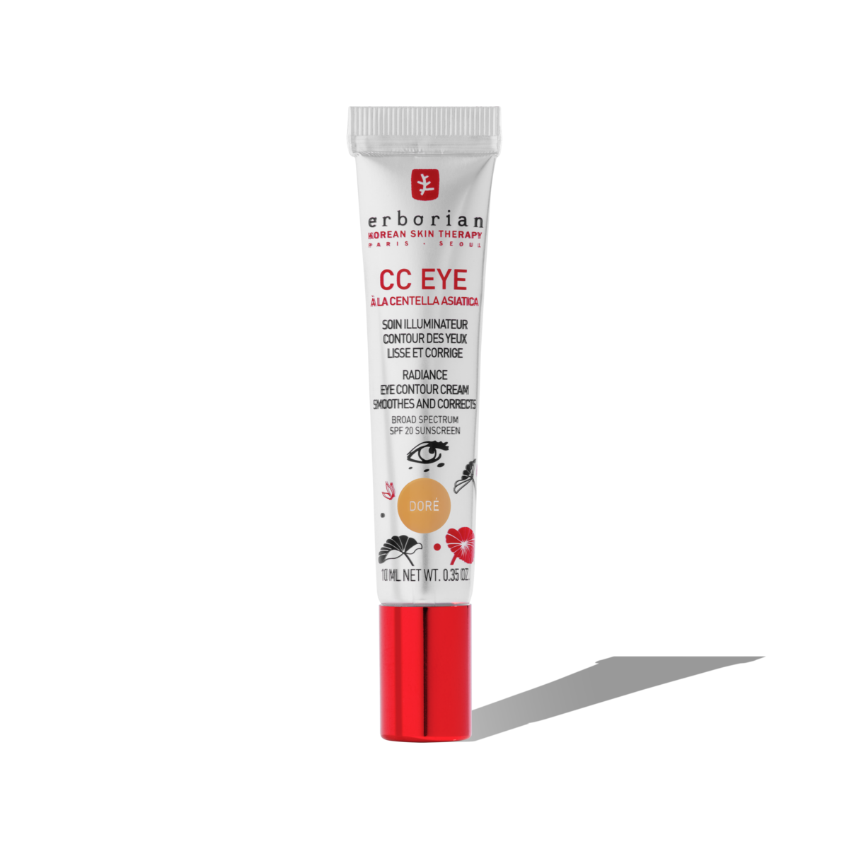 ERBORIAN CC Eye à la Centella Asiatica - Soin illuminateur contour des yeux 10 ml