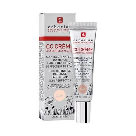 ERBORIAN CC Crème A La Centella Asiatica -soin illuminateur du visage 15 ml