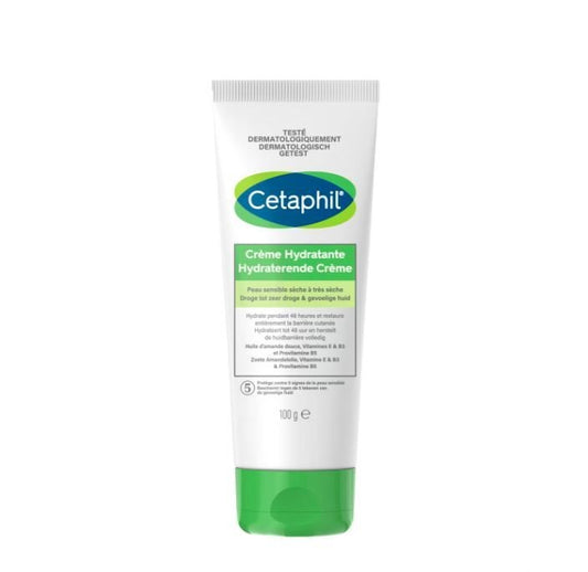 Cetaphil Crème Hydratante Peaux Sèches et Sensibles 100g