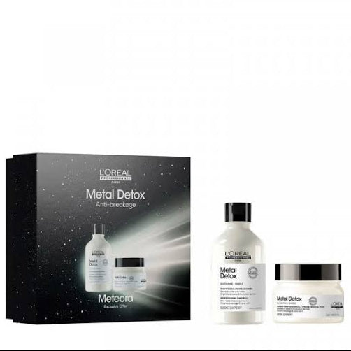 L'Oréal Professionnel Serie Expert Coffret Meteora Metal Detox Duo Anti-Casse 2 pcs