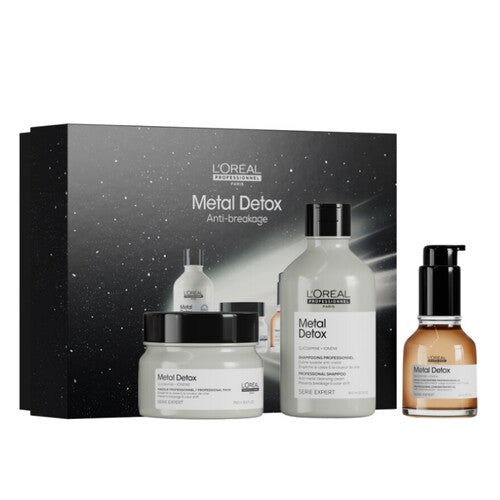 L'Oréal Professionnel Serie Expert Coffret Meteora Metal Detox Trio Anti-Casse 3 pcs