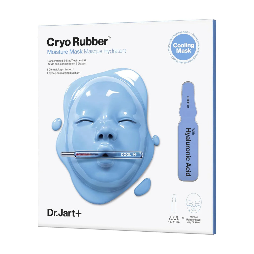 DR.JART+ Cryo Rubber Masque Hydratant Visage à l'Acide Hyaluronique