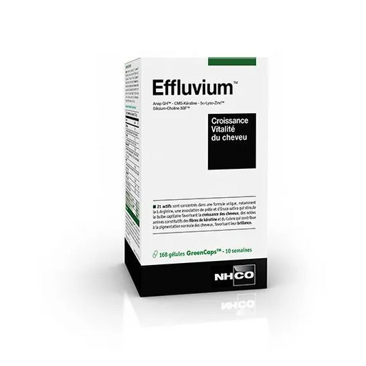 Effluvium NHCO Nutrition Croissance Vitalité du cheveu 168  Gélules