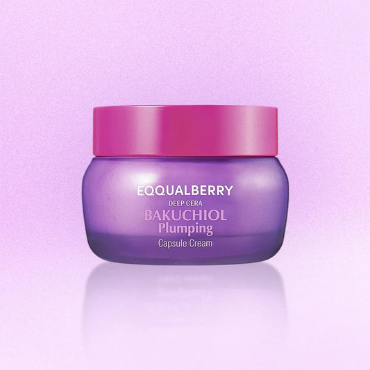 EQQUALBERRY BAKUCHIOL PLUMPING CAPSULE CREAM 50ML