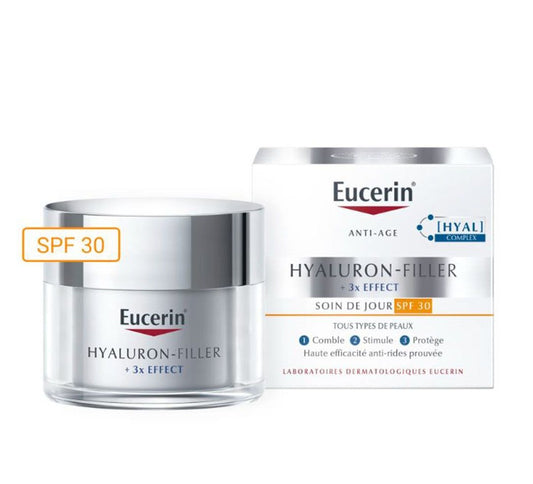 Eucerin Hyaluron-Filler + 3x Effect Soin De Jour SPF 30
