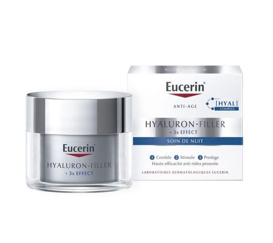 Eucerin Hyaluron-Filler + 3x Effect Soin De Nuit 50ml