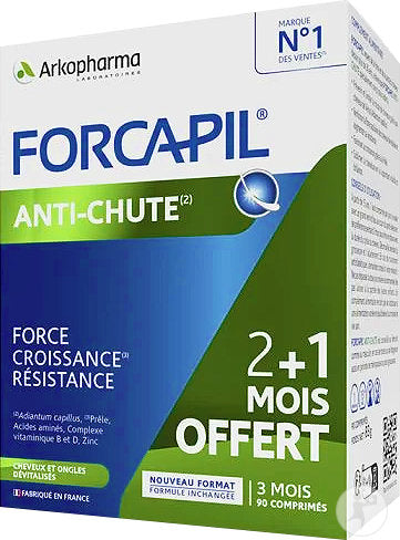 Arkopharma Forcapil Anti-Chute Force Croissance Résistance 90 Comprimés