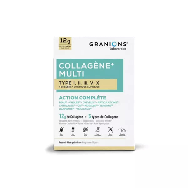 Granions  Collagène + Multi - Action Complète, Poudre 275g