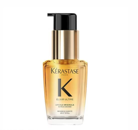 Kerastase Elixir Ultime Huile Nourrissante pour Cheveux Secs – Format Voyage 30ml