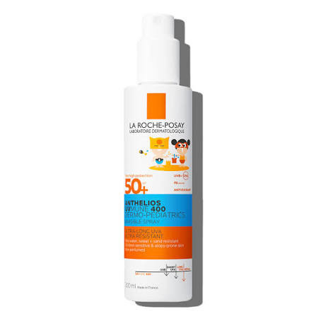 ANTHELIOS UVMUNE 400 DERMO-PEDIATRICS SPRAY INVISIBLE SPF 50+ 200 ml