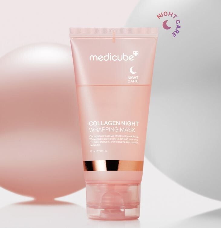 medicube – Collagen Night Wrapping Mask – Masque de nuit au collagène 75 ml