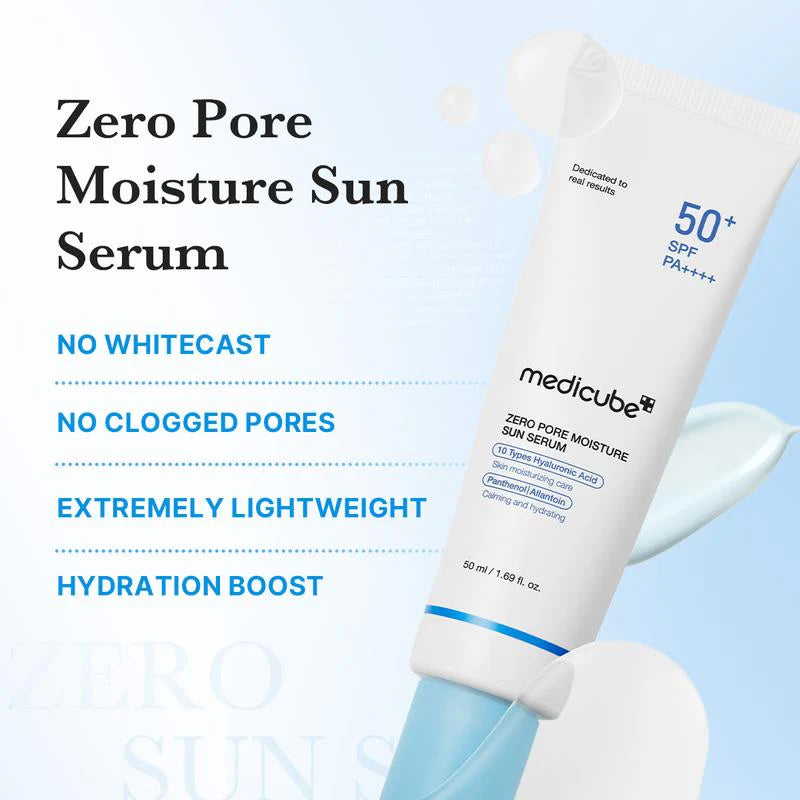 Medicube Zero Pore Moisture Sun Serum SPF50+ PA++++ 50ml