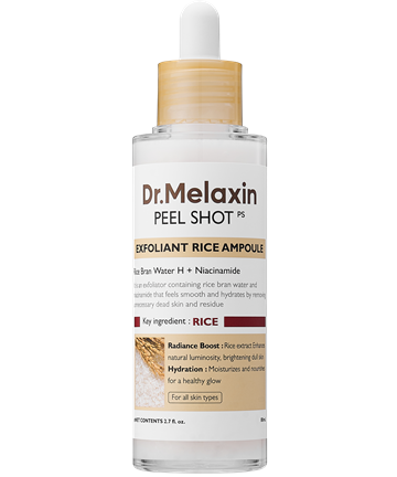 Dr.Melaxin Peel Shot Exfoliating White Rice Ampoule  80ml