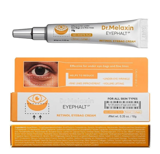 Dr.Melaxin Eyephtalt Crème Contour des Yeux au Rétinol 10g