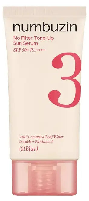 Numbuzin 3 No Filter Tone Up Sun Serum Spf50 50ml
