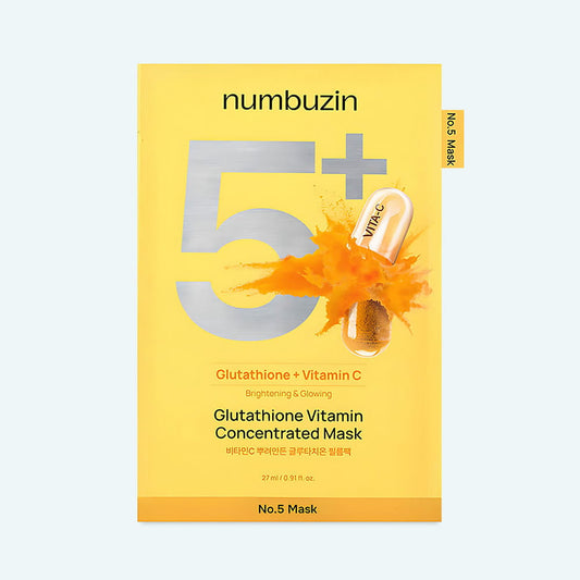 numbuzin – No.5+ Glutathione Vitamin Concentrated Mask