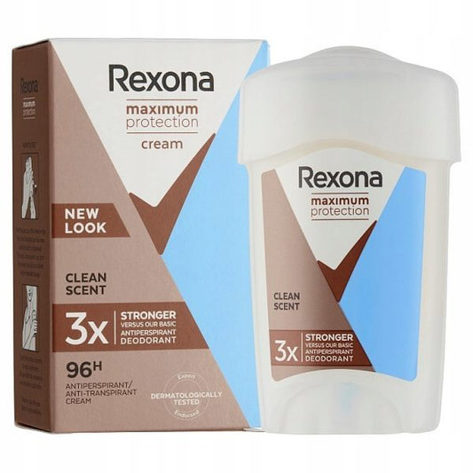 Rexona Deostick Cream Maximum Protection Clean Scent  45 ml