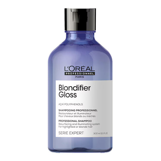 L'Oréal Professionnel Blondifier Gloss - Shampoing illuminateur pour cheveux blonds et méchés