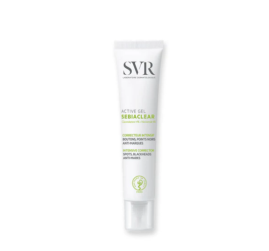 SVR Sebiaclear Active Gel Correcteur Intensif Boutons, Points Noirs, Anti-marques 40 ml