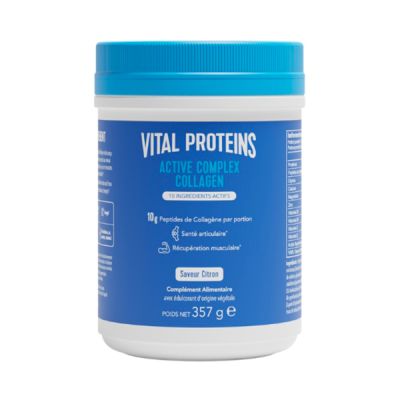 Vital Poteins Active Complex Collagen saveur citron 357 gr